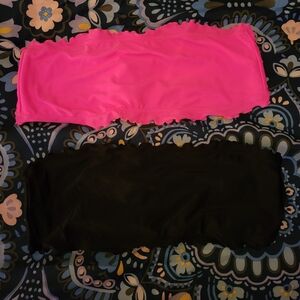 Forever 21 Bandau bra in color pink and black